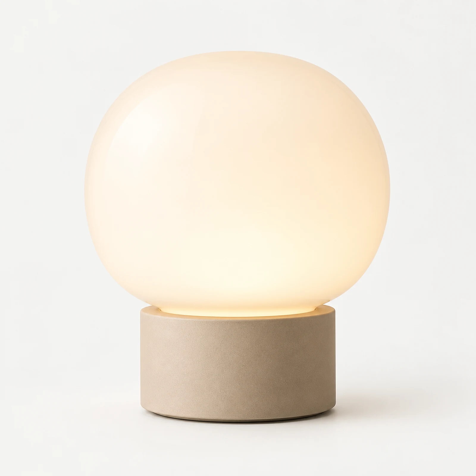 Lámpara Lumen Halo encendida